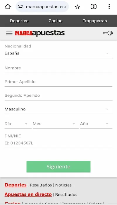 Código promocional Marca Apuestas 2