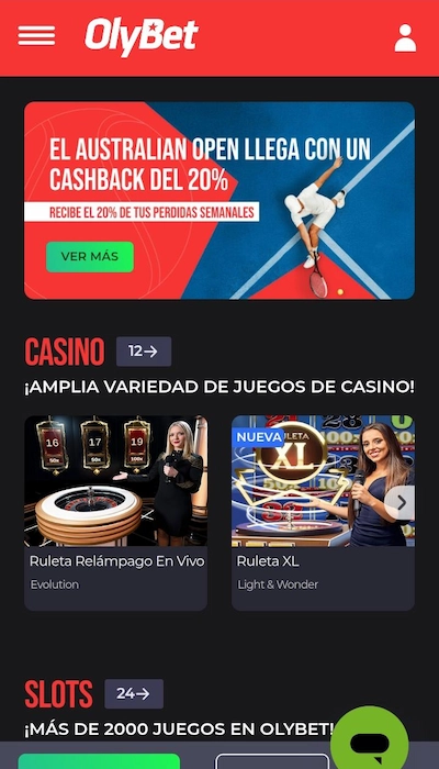 Promociones OlyBet