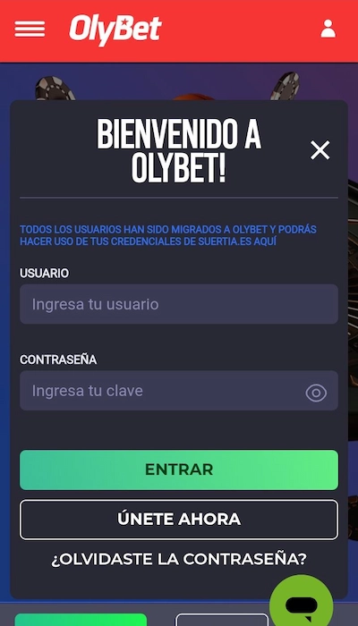 Código promocional OlyBet - 1