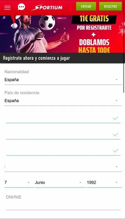 Inscripción Sportium - Página 3