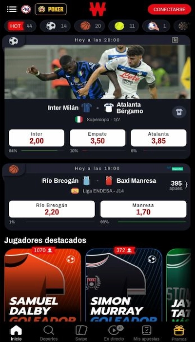 Winamax sitio