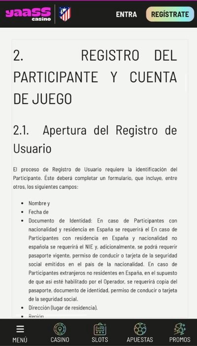 YassCasino seguridad
