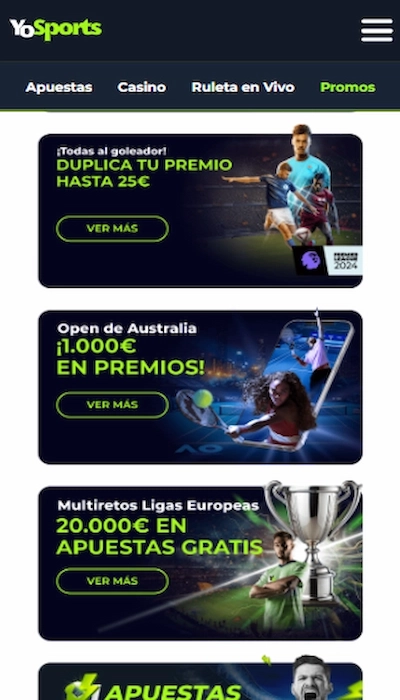 Promociones YoSports