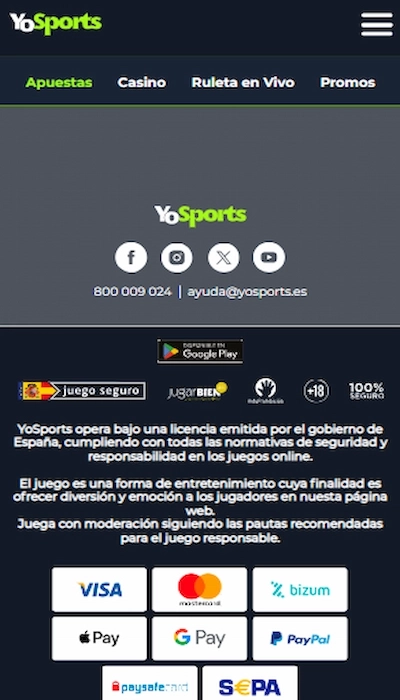 Seguridad YoSports