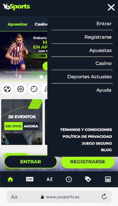 Código promocional YoSports - 1