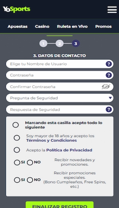 Código promocional YoSports - 2