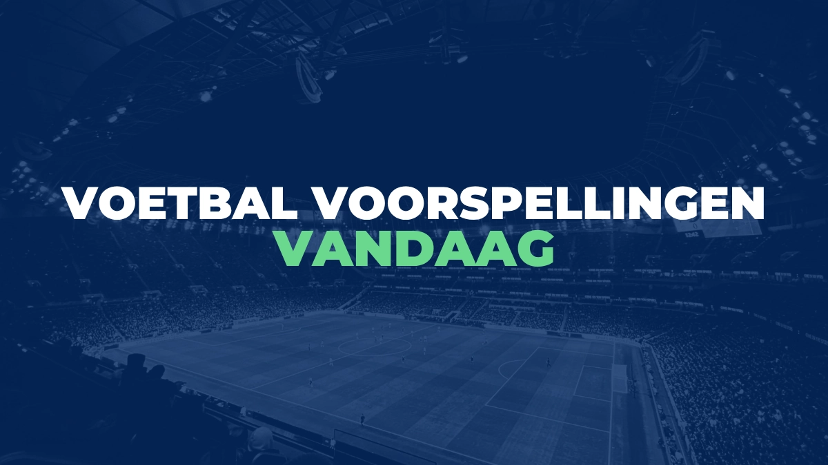 Voetbal voorspellingen - vandaag