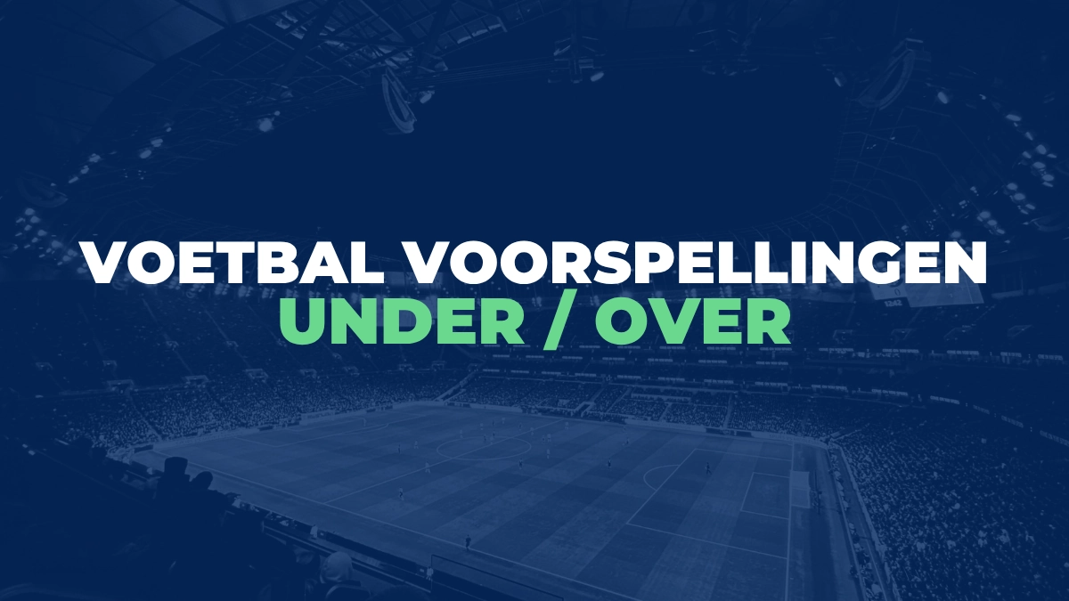 Voetbal voorspellingen - under/over