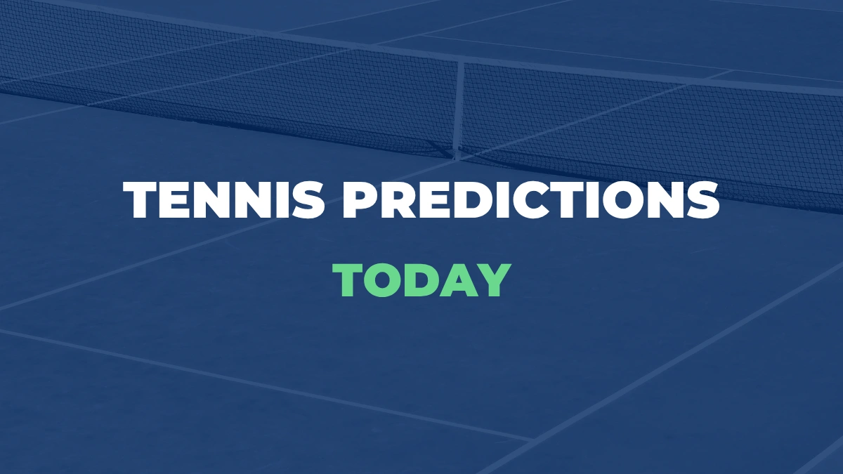 'Tennis pedictions today'