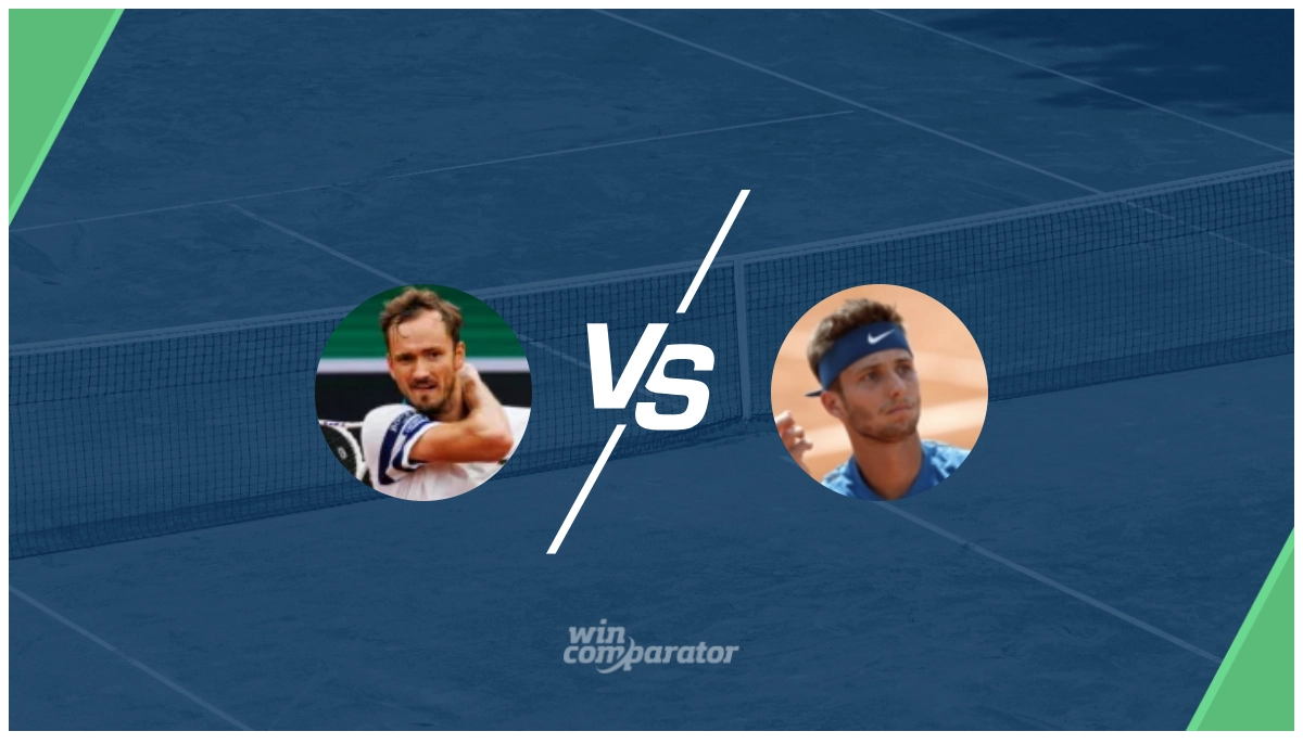 prognóstico Daniil Medvedev Corentin Moutet