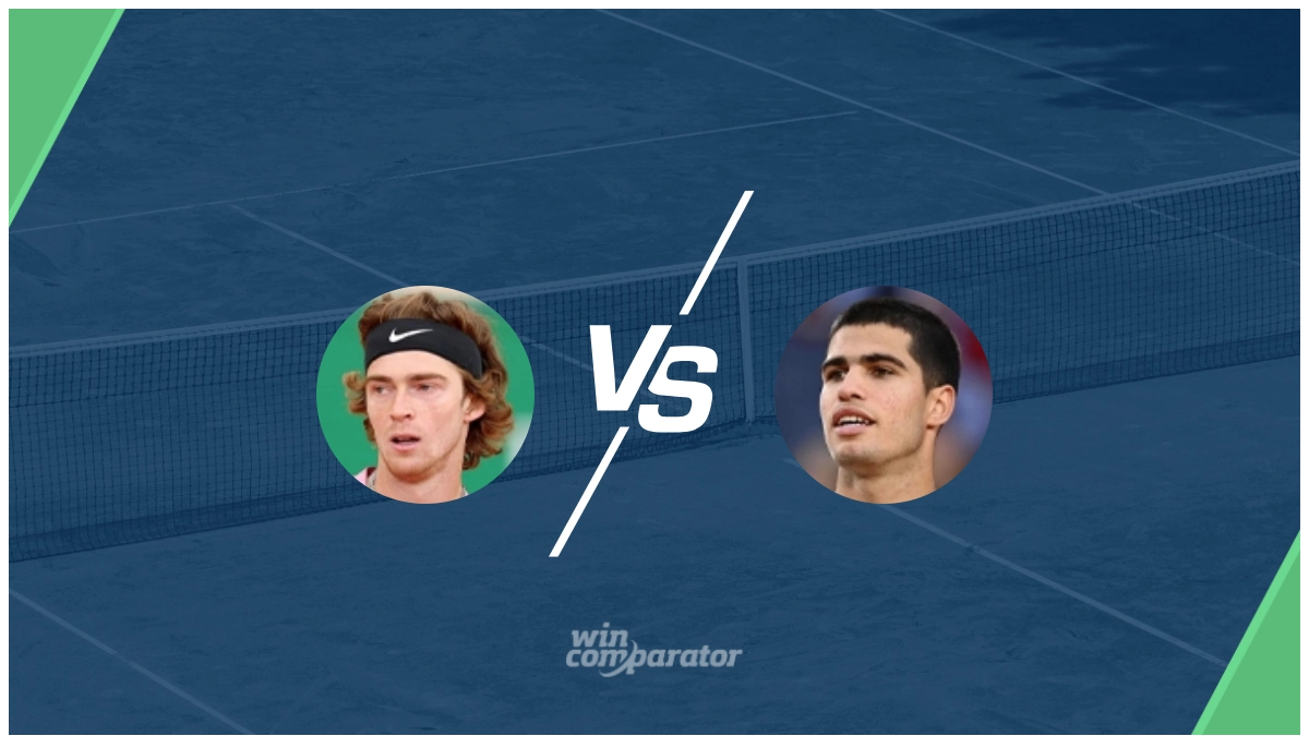 pronostic Andrey Rublev Carlos Alcaraz