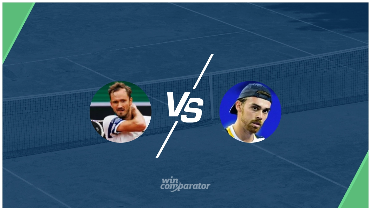 pronostic Daniil Medvedev Benjamin Bonzi
