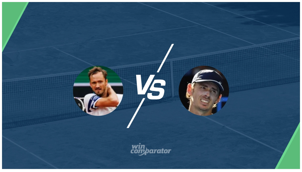 Daniil Medvedev Alex De Minaur prediction