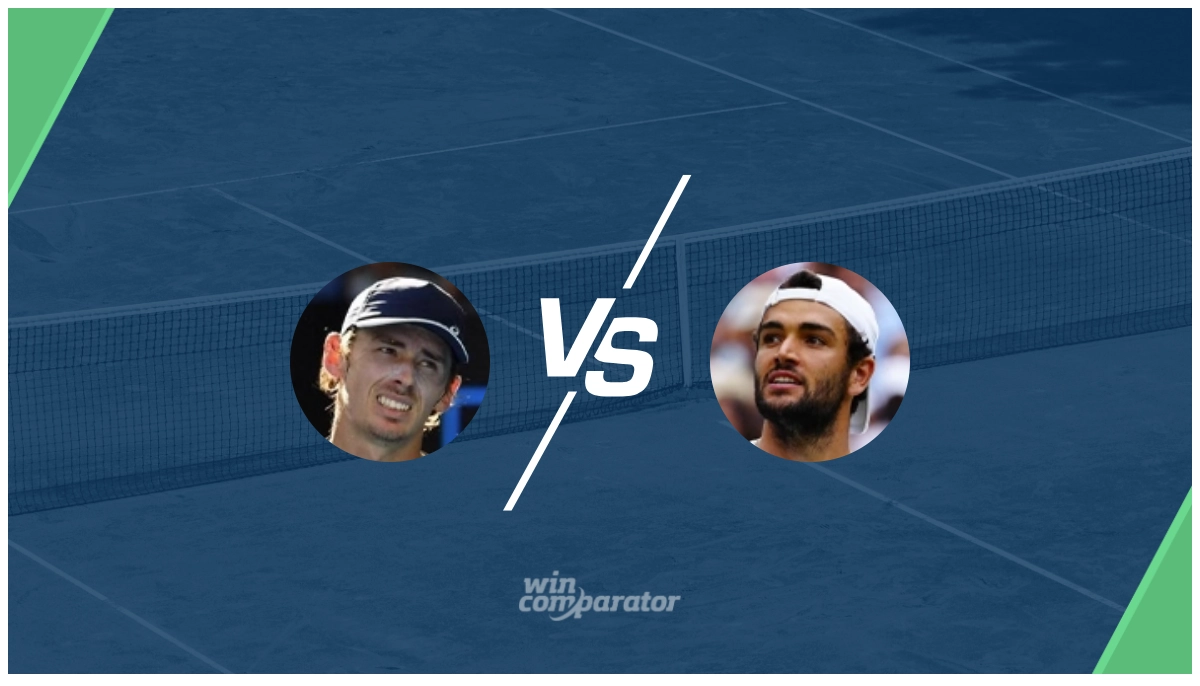 Alex De Minaur Matteo Berrettini prediction