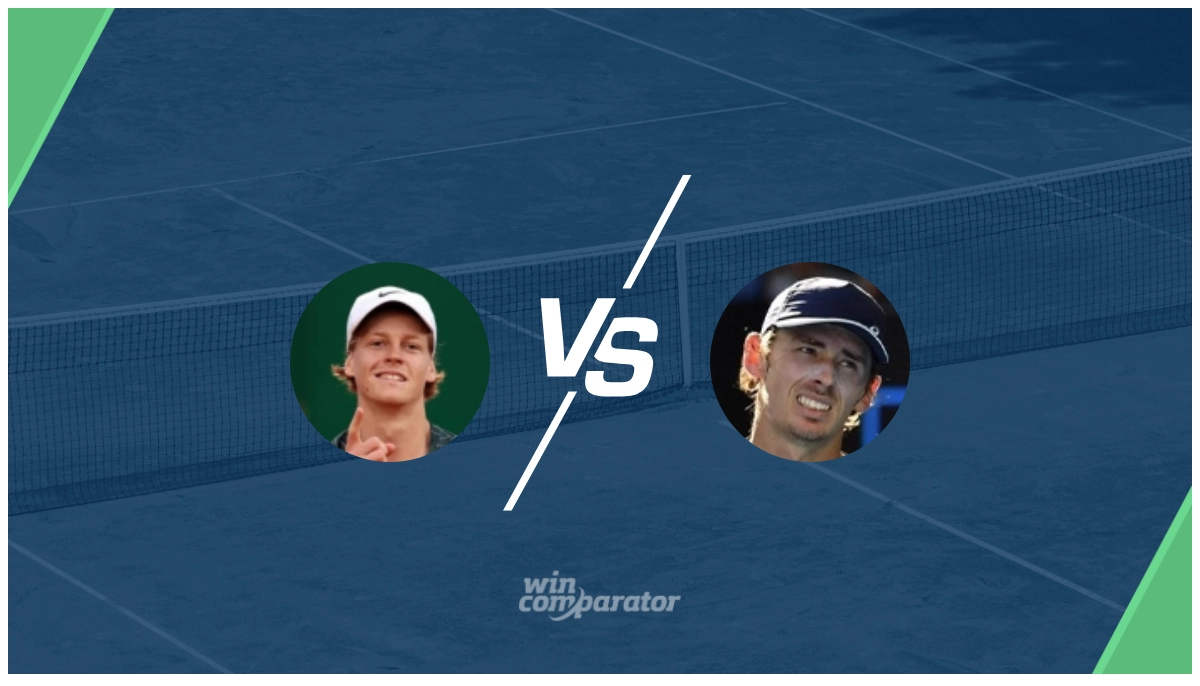 pronostic Jannik Sinner Alex De Minaur