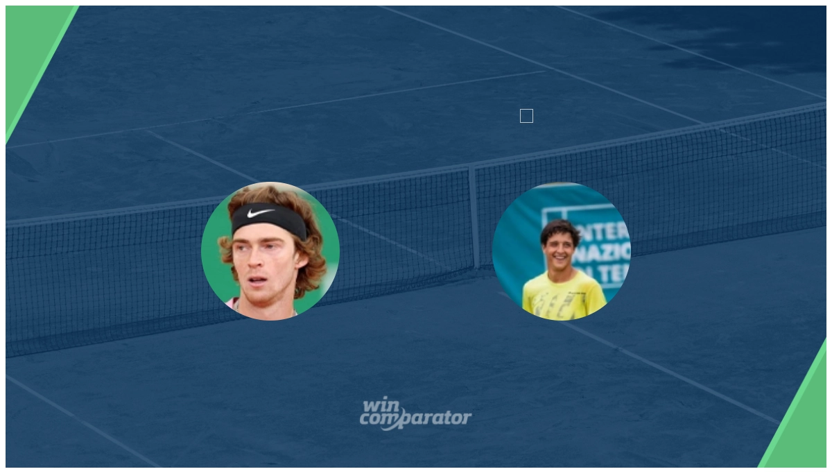 Andrey Rublev Luciano Darderi prediction
