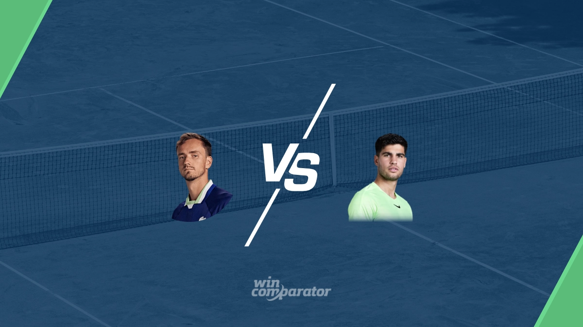 Daniil Medvedev Carlos Alcaraz prediction